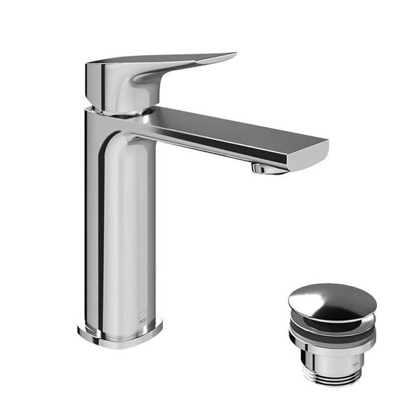 Vado Cameo Levered Chrome Mono Basin Mixer With Waste